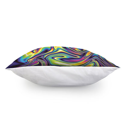 Psychedelic Gradient Print Pillow Cover