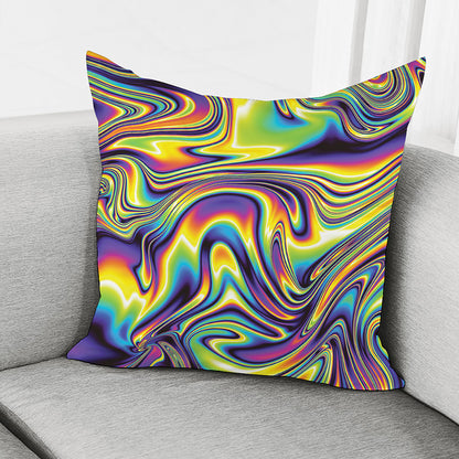 Psychedelic Gradient Print Pillow Cover