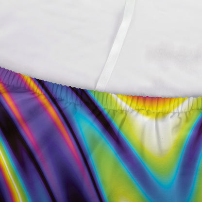 Psychedelic Gradient Print Sofa Cover