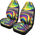 Psychedelic Gradient Print Universal Fit Car Seat Covers