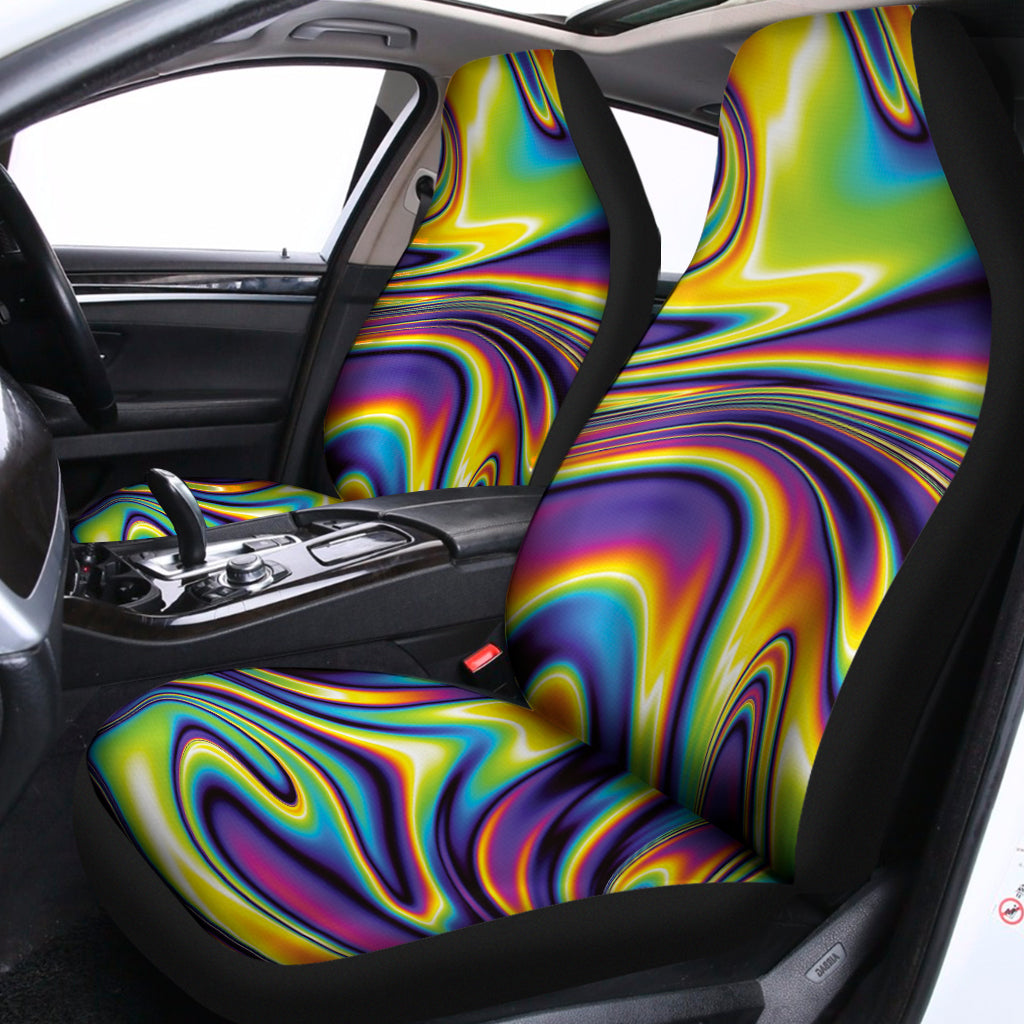 Psychedelic Gradient Print Universal Fit Car Seat Covers