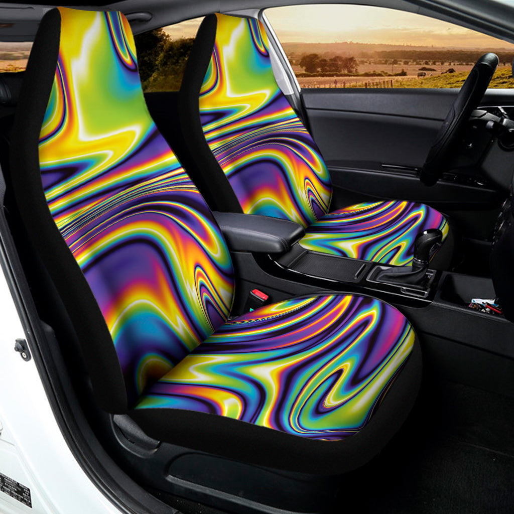 Psychedelic Gradient Print Universal Fit Car Seat Covers