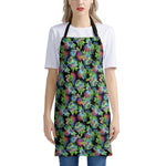 Psychedelic Hawaiian Flower Print Apron