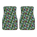 Psychedelic Hawaiian Flower Print Front Car Floor Mats