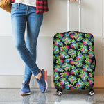 Psychedelic Hawaiian Flower Print Luggage Cover