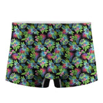 Psychedelic Hawaiian Flower Print Men's Boxer Briefs