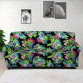Psychedelic Hawaiian Flower Print Sofa Cover