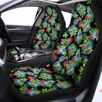 Psychedelic Hawaiian Flower Print Universal Fit Car Seat Covers