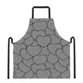 Psychedelic Heart Pattern Print Apron