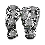 Psychedelic Heart Pattern Print Boxing Gloves