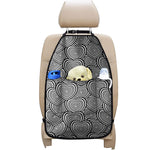 Psychedelic Heart Pattern Print Car Seat Organizers