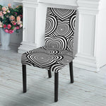 Psychedelic Heart Pattern Print Dining Chair Slipcover