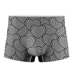 Psychedelic Heart Pattern Print Men's Boxer Briefs
