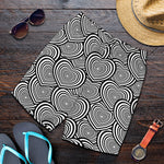 Psychedelic Heart Pattern Print Men's Shorts