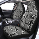 Psychedelic Heart Pattern Print Universal Fit Car Seat Covers