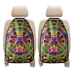 Psychedelic Hippie Peace Sign Print Car Seat Organizers