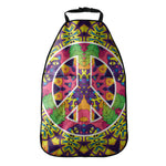 Psychedelic Hippie Peace Sign Print Car Seat Organizers