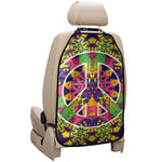 Psychedelic Hippie Peace Sign Print Car Seat Organizers