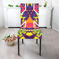 Psychedelic Hippie Peace Sign Print Dining Chair Slipcover