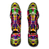 Psychedelic Hippie Peace Sign Print Muay Thai Shin Guard