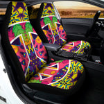 Psychedelic Hippie Peace Sign Print Universal Fit Car Seat Covers