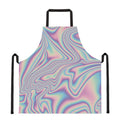 Psychedelic Holographic Print Apron