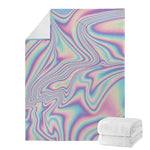 Psychedelic Holographic Print Blanket