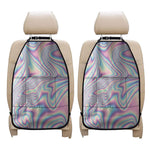 Psychedelic Holographic Print Car Seat Organizers