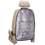 Psychedelic Holographic Print Car Seat Organizers