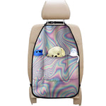 Psychedelic Holographic Print Car Seat Organizers