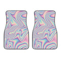 Psychedelic Holographic Print Front Car Floor Mats