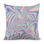 Psychedelic Holographic Print Pillow Cover