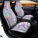 Psychedelic Holographic Print Universal Fit Car Seat Covers