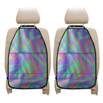 Psychedelic Holographic Trippy Print Car Seat Organizers