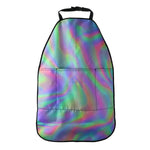 Psychedelic Holographic Trippy Print Car Seat Organizers