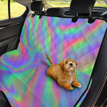 Psychedelic Holographic Trippy Print Pet Car Back Seat Cover