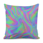 Psychedelic Holographic Trippy Print Pillow Cover