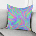 Psychedelic Holographic Trippy Print Pillow Cover