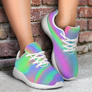 Psychedelic Holographic Trippy Print Sport Shoes GearFrost