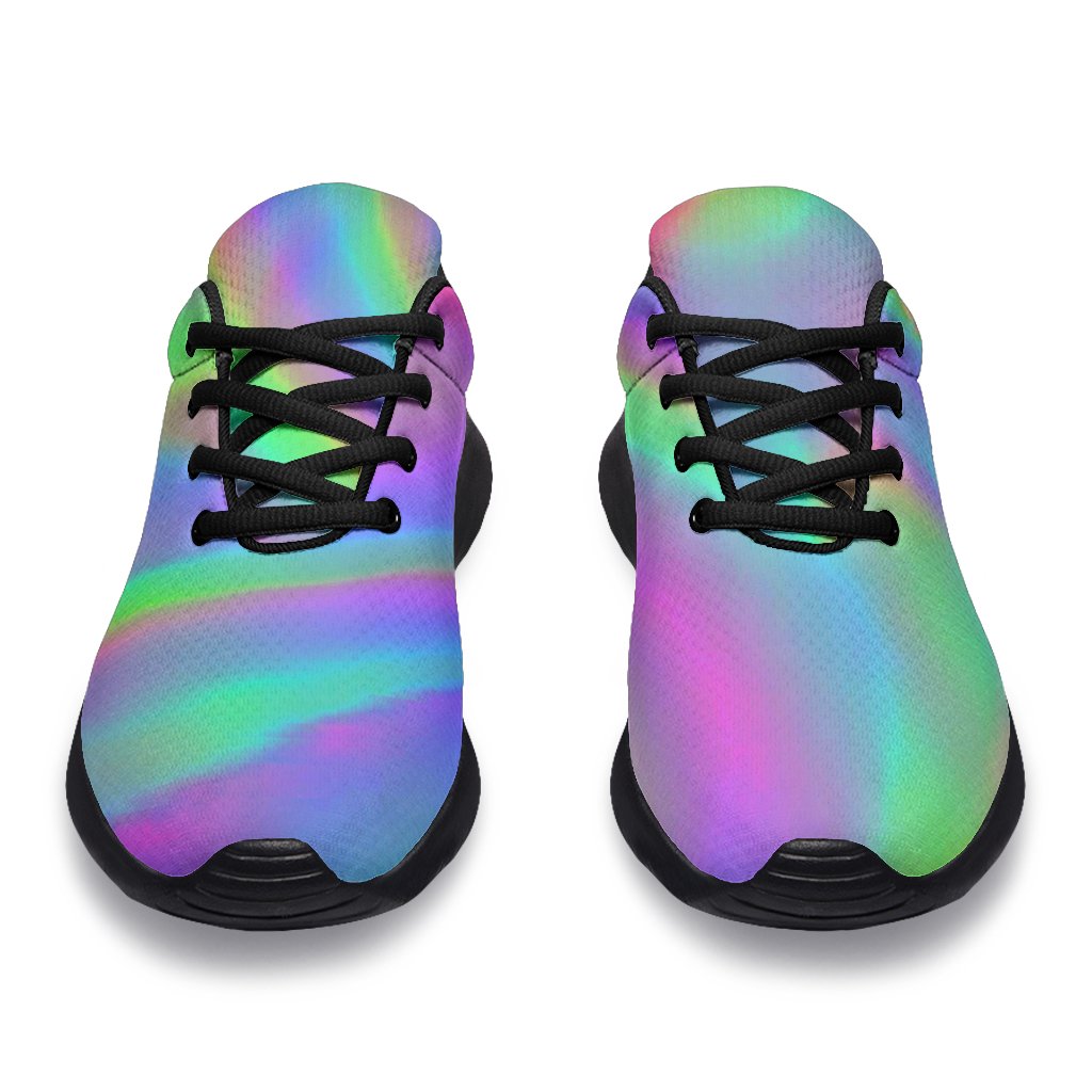 Psychedelic Holographic Trippy Print Sport Shoes GearFrost