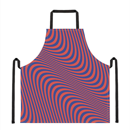 Psychedelic Illusion Print Apron