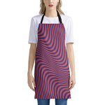 Psychedelic Illusion Print Apron