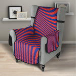 Psychedelic Illusion Print Armchair Protector