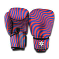 Psychedelic Illusion Print Boxing Gloves