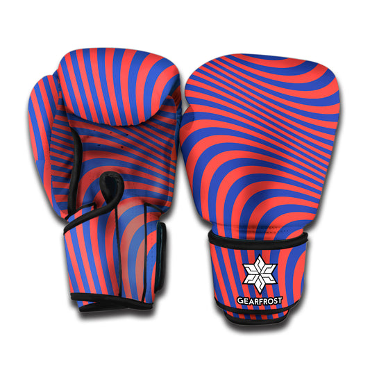 Psychedelic Illusion Print Boxing Gloves
