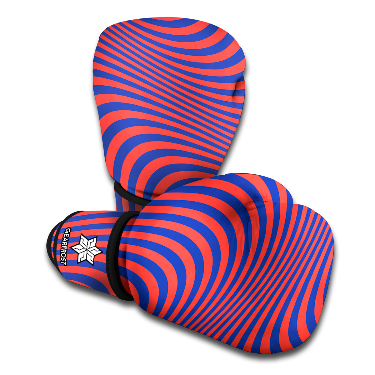 Psychedelic Illusion Print Boxing Gloves