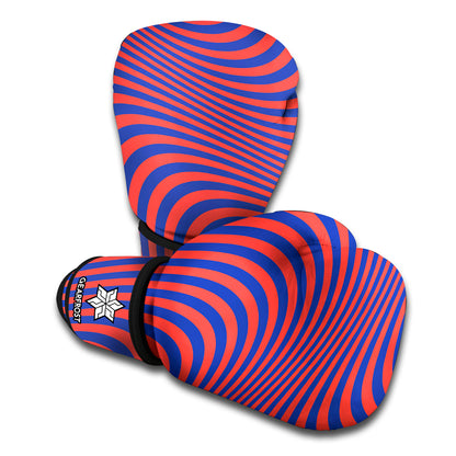 Psychedelic Illusion Print Boxing Gloves