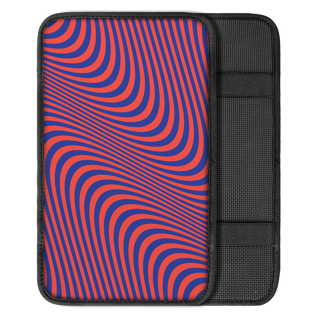Psychedelic Illusion Print Car Center Console Cover