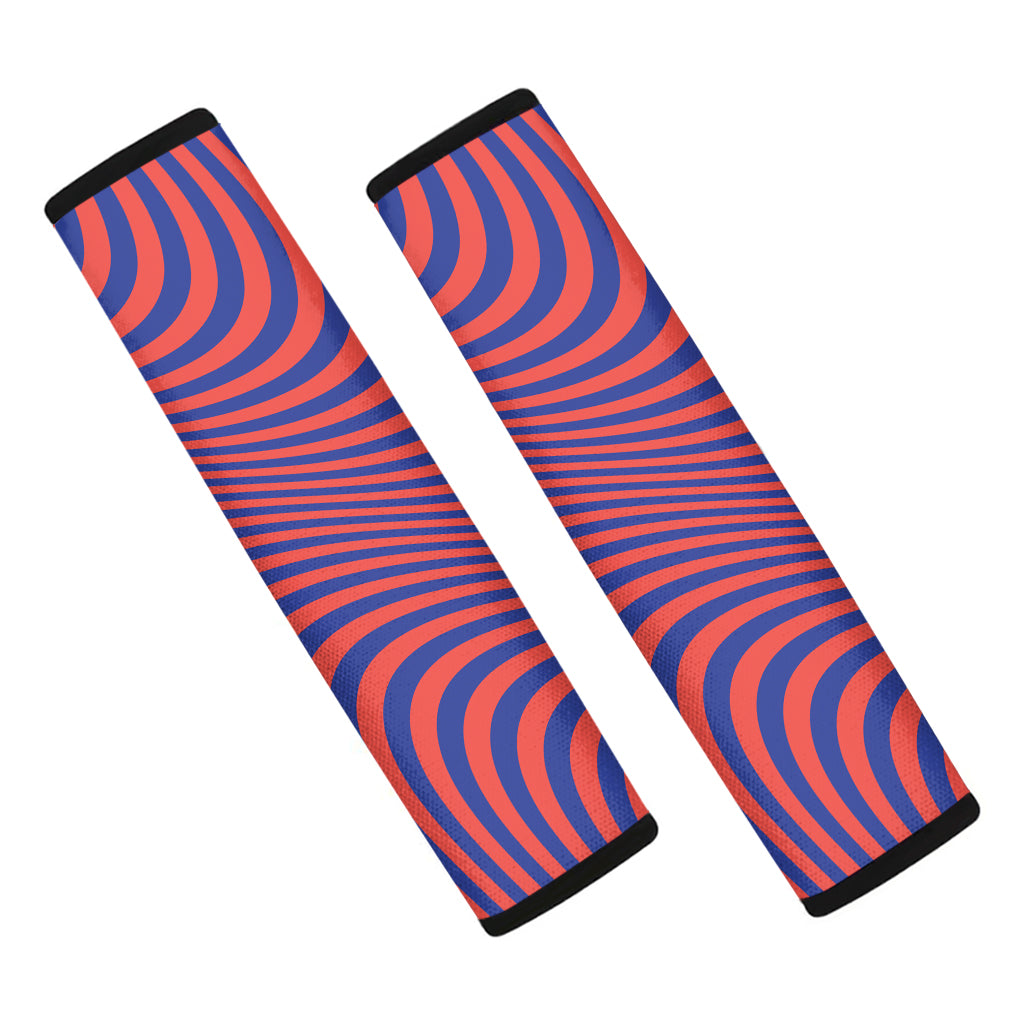 Psychedelic Illusion Print Car Seat Belt Covers