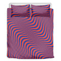 Psychedelic Illusion Print Duvet Cover Bedding Set